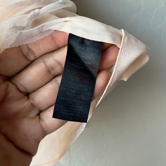 Needle & Thread Tulle Floral Embroidered Wallflower Champagne Party Dress 3T - Picture 6 of 8